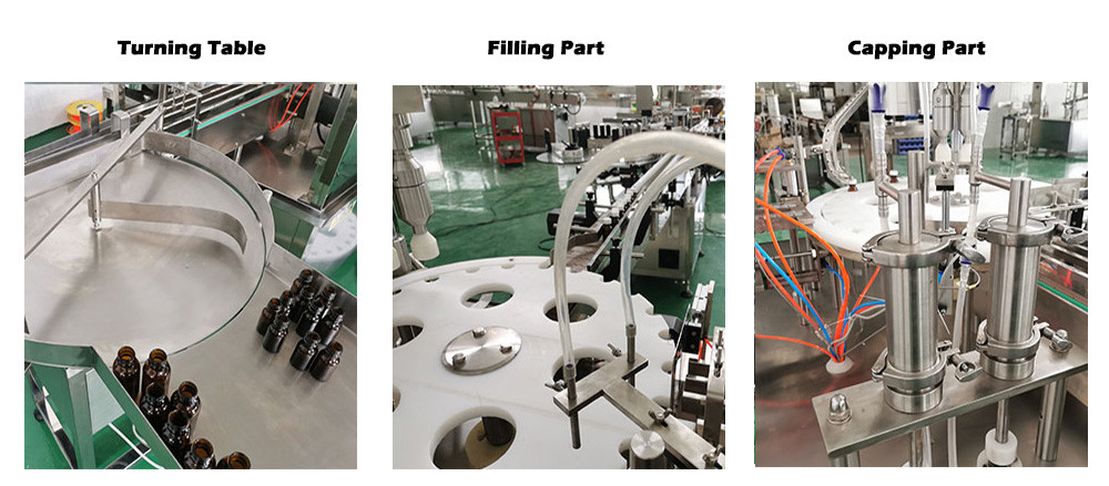 feeding filling capping